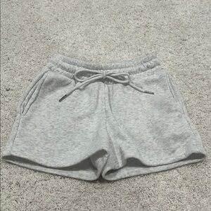 Cozy Heather Gray Athletic Shorts